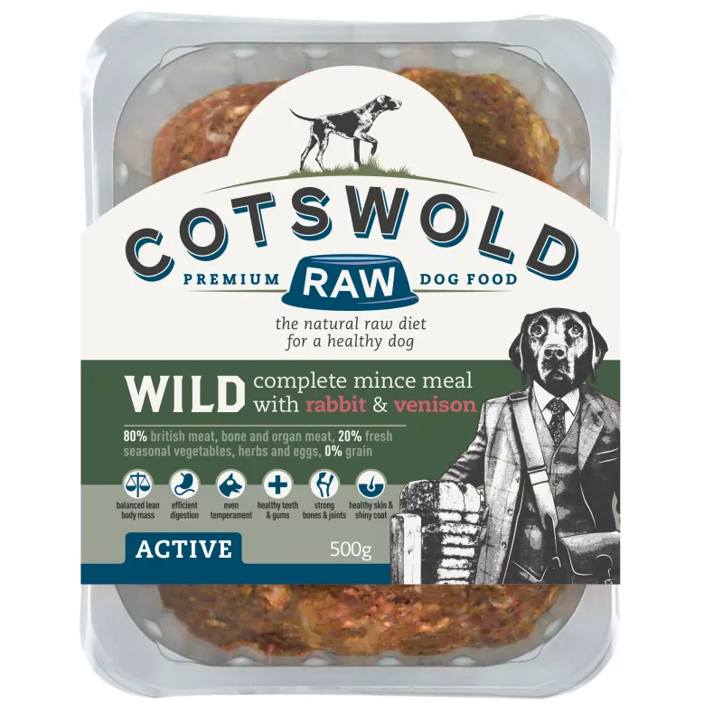 Cotswold Raw Wild Range Rabbit And Venison Mince